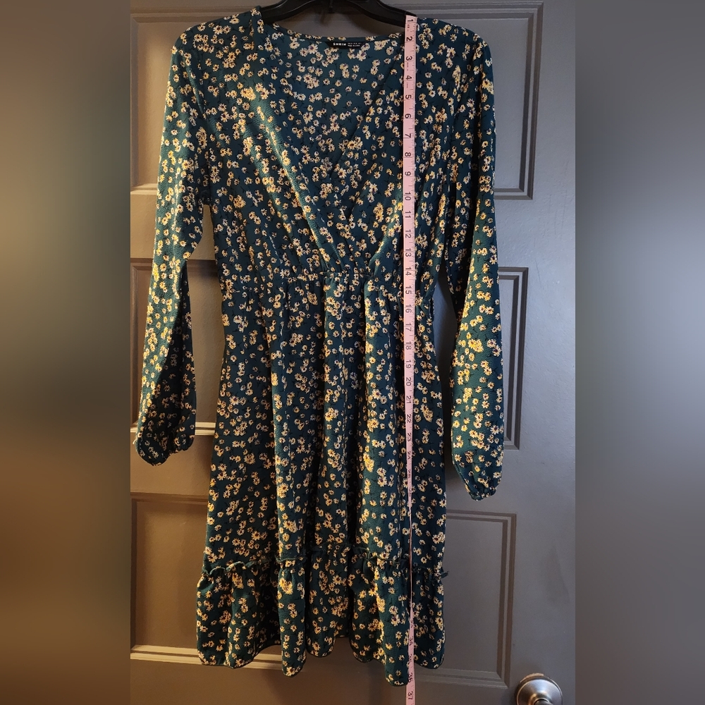 SHEIN Sundress with Bishop Sleeves